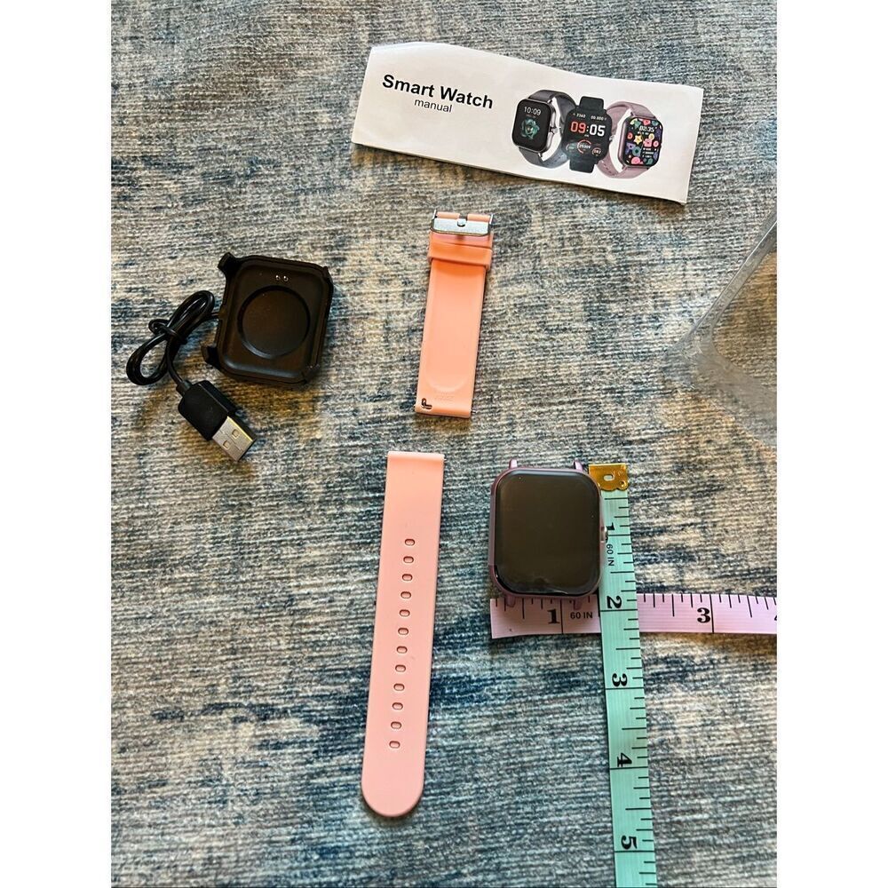 NIB! LAXASFIT Pink Smart Watch - Picture 4 of 4